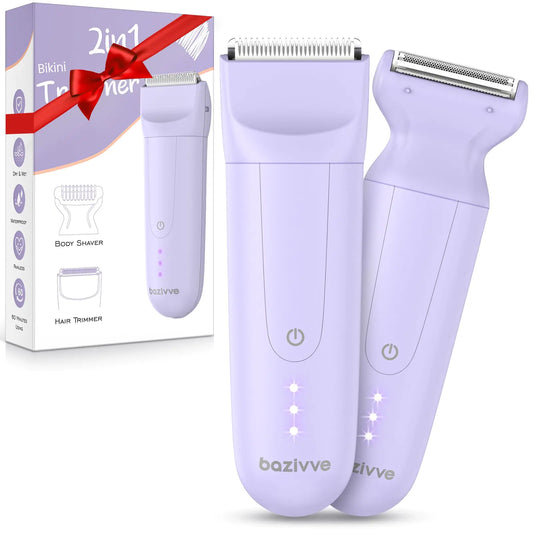 Bazivve 2-in-1 Women’s Electric Bikini Trimmer